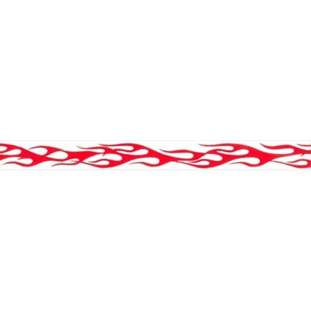 Classroom Creations Rebel Gear Flame Red0.5 in. Width36 ft. RollVinyl Graphic CL686502